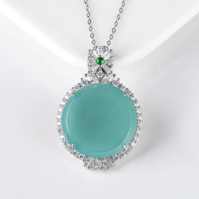Burmese Jade Pendant Stone 925 Silver Blue Gift Charms Emerald Men Jadeite Natural Necklace Luxury Pendants Jewelry Talismans
Burmese Jade Pendant Stone 925 Silver Blue Gift Charms Emerald Men Jadeite Natural Necklace Luxury Pendants Jewelry Talismans