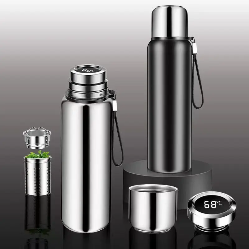 Ultra-large Capacity All Stainless Steel Vacuum Insulated Water Bottles Intelligent Thermos Bottle Outdoor Travel Cup Drinkware
Ultra-large Capacity All Stainless Steel Vacuum Insulated Water Bottles Intelligent Thermos Bottle Outdoor Travel Cup Drinkware