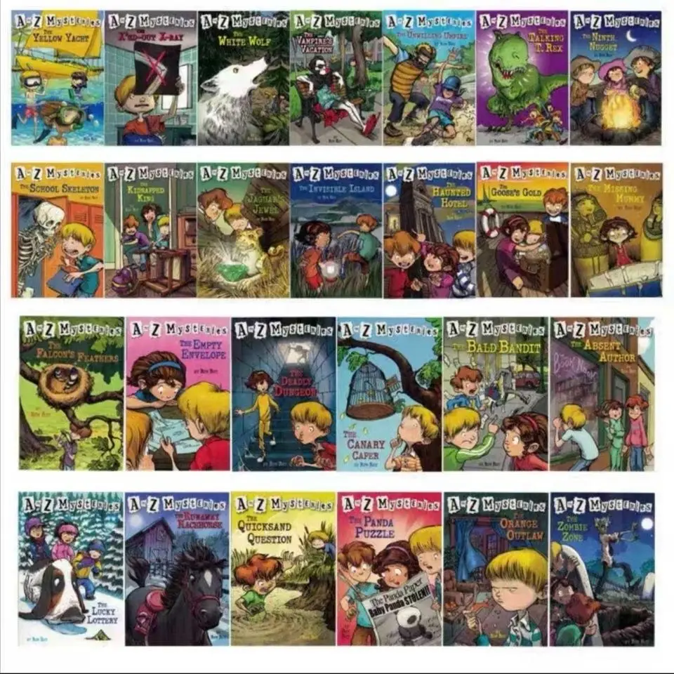 26 Books A to Z Mysteries Develop kid reading habit Children's Literature Extracurricular Book of Detective Novels evening read
26 Books A to Z Mysteries Develop kid reading habit Children's Literature Extracurricular Book of Detective Novels evening read