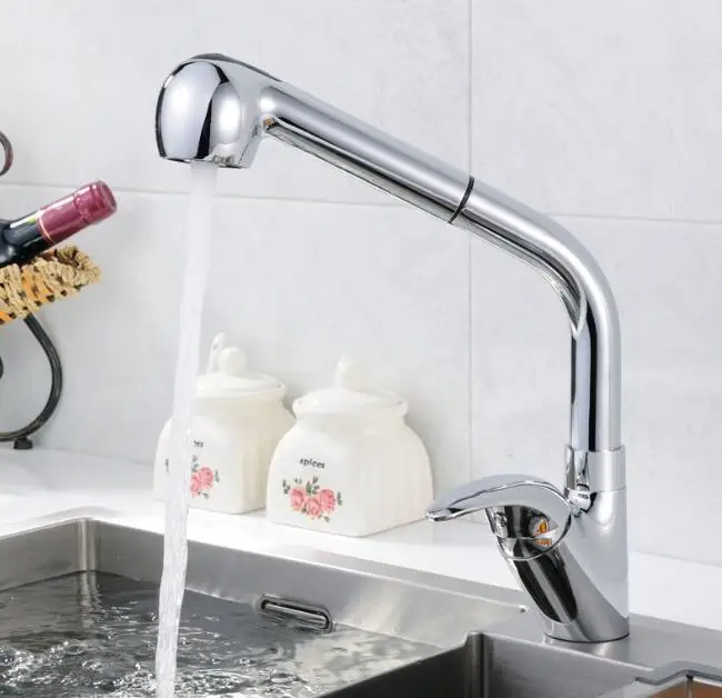 kitchen Pull out basin faucet mixer hot and cold water chrome finish brass body ceramic valve shower spray faucet
kitchen Pull out basin faucet mixer hot and cold water chrome finish brass body ceramic valve shower spray faucet