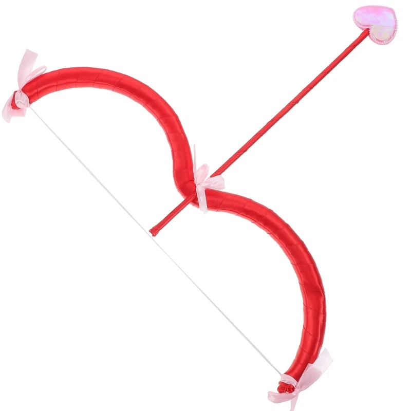 

Cupid-Bow-and-Arrow Set Valentine's Day Cupid-Costume Accessories Props for Cosplay Party Stage Performance Masquerade