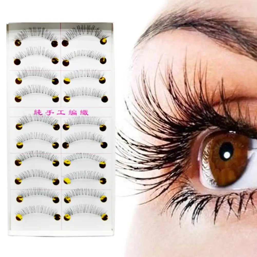 Korean Hot Fake Eyelashes Long Thick Soft Hand-made Fake Eyelash Makeup Extension Eyelash Lash Accessories Makeup 10 pairs
Korean Hot Fake Eyelashes Long Thick Soft Hand-made Fake Eyelash Makeup Extension Eyelash Lash Accessories Makeup 10 pairs