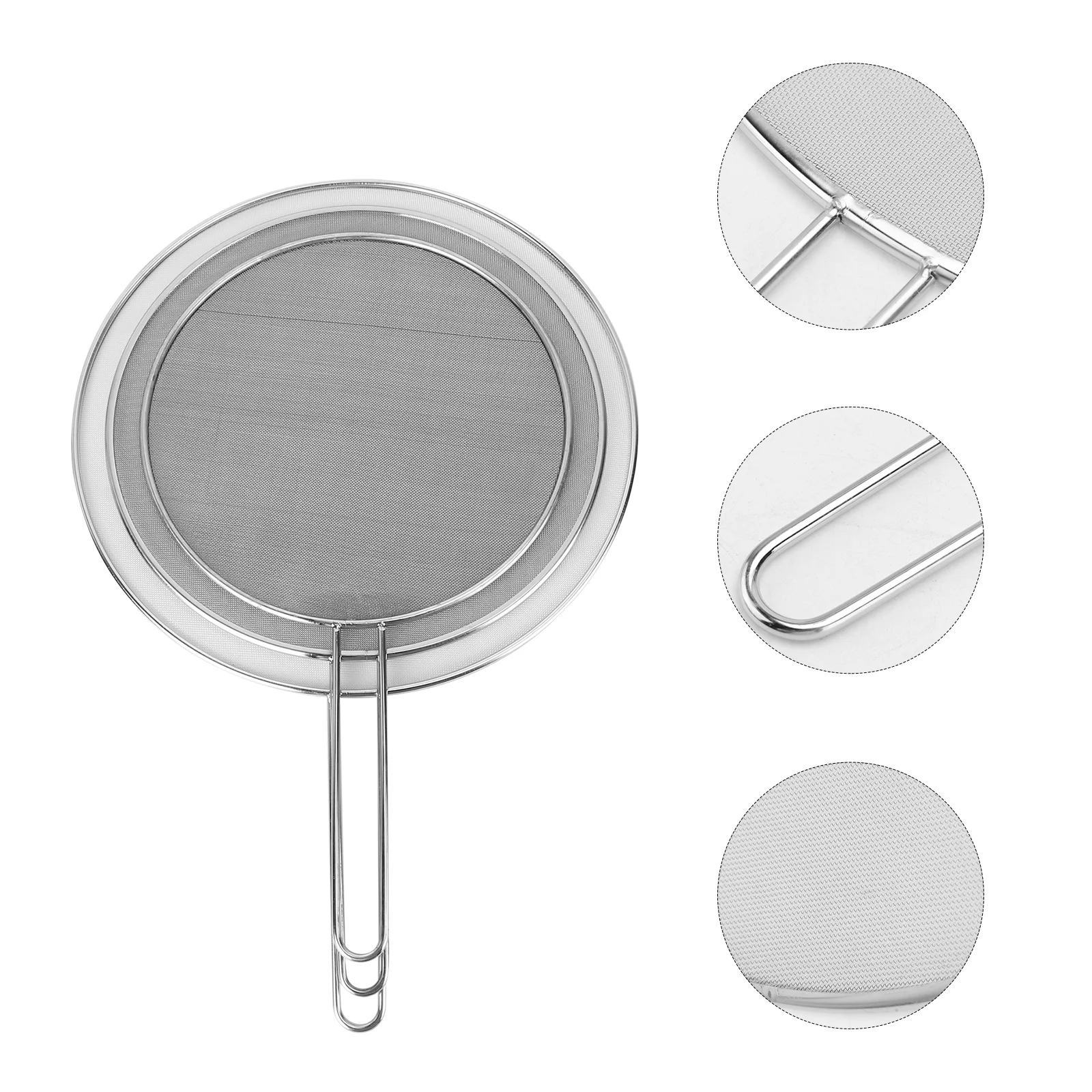 Splatter Screen Oil Guard Grease Mesh Cooking Frying Cover Pan Strainer Steel Stainless Guards Shield Handle Fine Anti Skillet
Splatter Screen Oil Guard Grease Mesh Cooking Frying Cover Pan Strainer Steel Stainless Guards Shield Handle Fine Anti Skillet