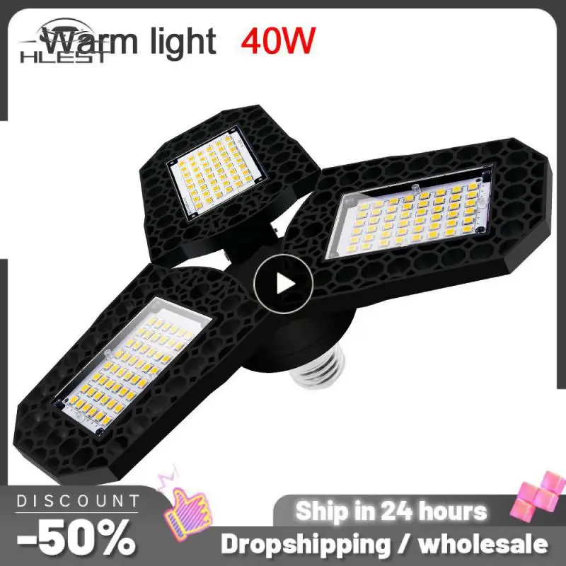 40/60/80w Ceiling Light Deformable Bulb Workshop Lighting 3000k/6000k Industrial Lighting Led Garage Light Newest 3 Panels 2023
40/60/80w Ceiling Light Deformable Bulb Workshop Lighting 3000k/6000k Industrial Lighting Led Garage Light Newest 3 Panels 2023