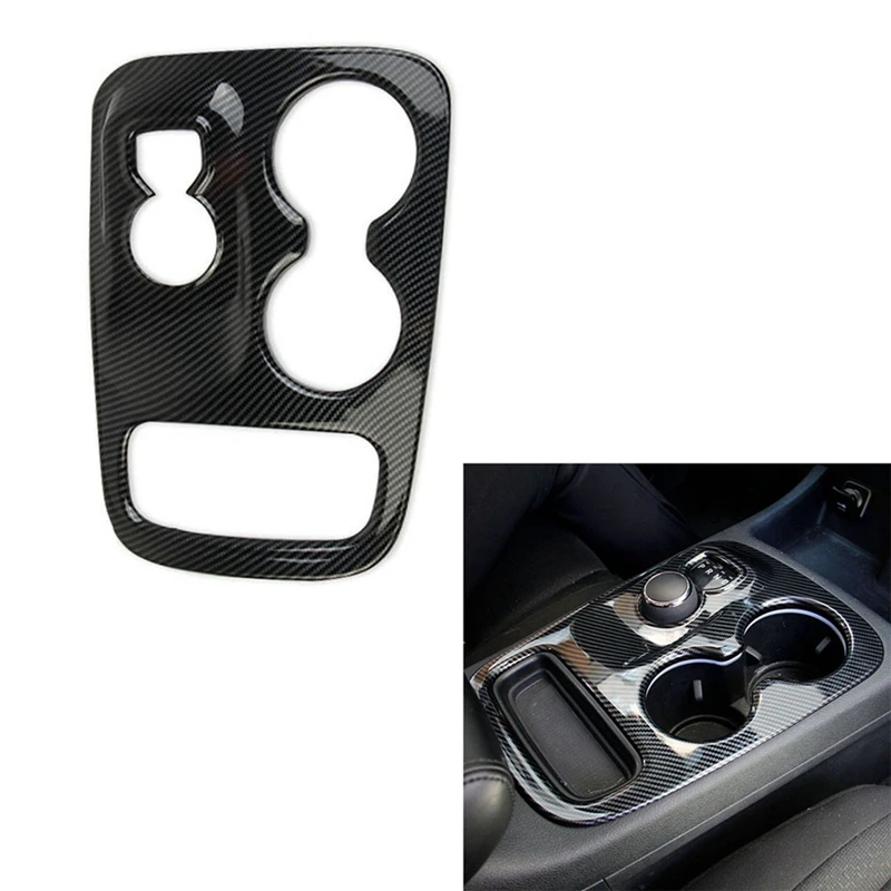 Car Carbon Fiber Center Console Gear Shift Water Cup Holder Stickers For Dodge Durango 2014-2017
Car Carbon Fiber Center Console Gear Shift Water Cup Holder Stickers For Dodge Durango 2014-2017