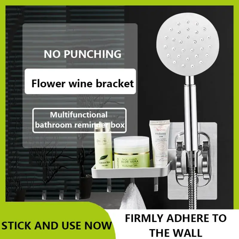 Multifunctional Shower Holder No-Punch Base Shower Head Hook Shelving Bathroom Retainer Shower Accessories
Multifunctional Shower Holder No-Punch Base Shower Head Hook Shelving Bathroom Retainer Shower Accessories