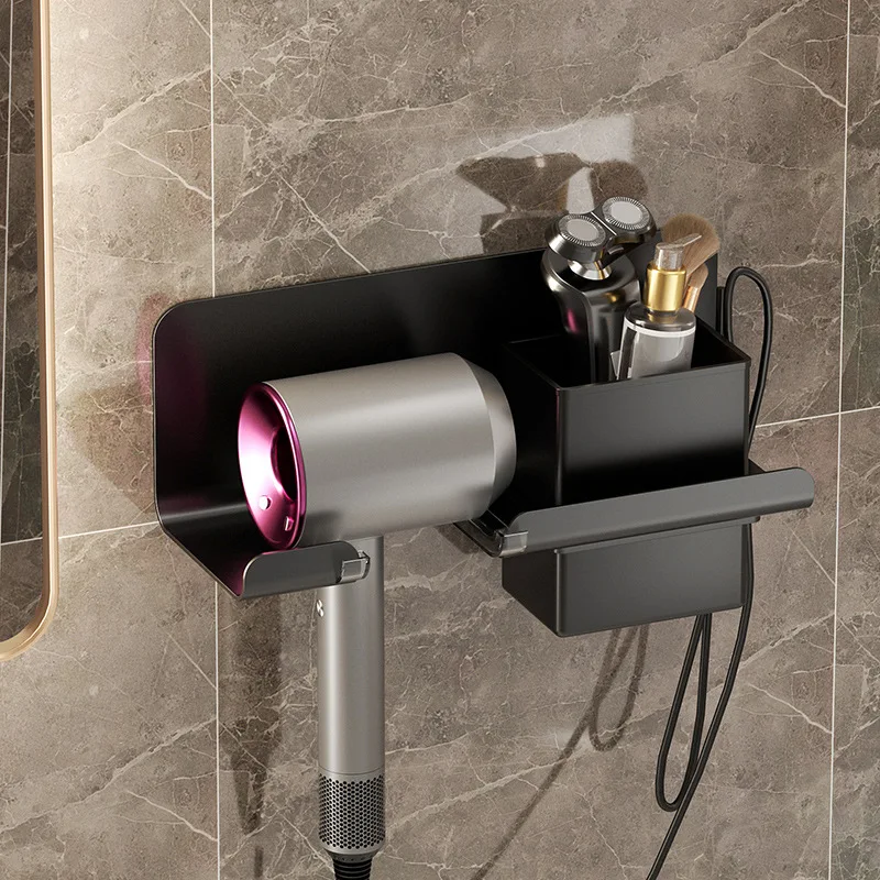 Hair Dryer Rack Punch-Free Bathroom Electric Hair Dryer Bracket Toilet Toilet Wall Storage Hair Dryer Wall-Mounted Shelf
Hair Dryer Rack Punch-Free Bathroom Electric Hair Dryer Bracket Toilet Toilet Wall Storage Hair Dryer Wall-Mounted Shelf