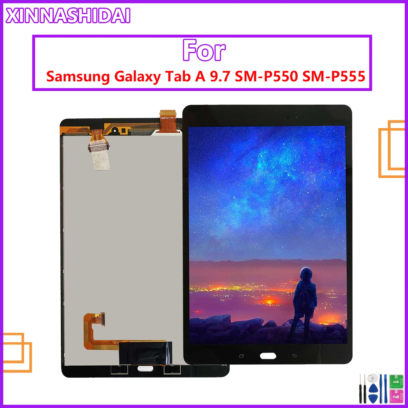 ЖК-дисплей для Samsung Galaxy Tab A 9,7 SM-P550 P550 P555, сенсорный экран, дигитайзер, ЖК-дисплей в сборе, замена
ЖК-дисплей для Samsung Galaxy Tab A 9,7 SM-P550 P550 P555, сенсорный экран, дигитайзер, ЖК-дисплей в сборе, замена