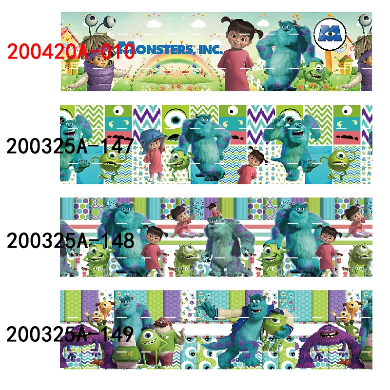 Корсажная лента с принтом персонажа из мультфильма «монстры», 7/8 дюйма, 22 мм 
Корсажная лента с принтом персонажа из мультфильма «монстры», 7/8 дюйма, 22 мм