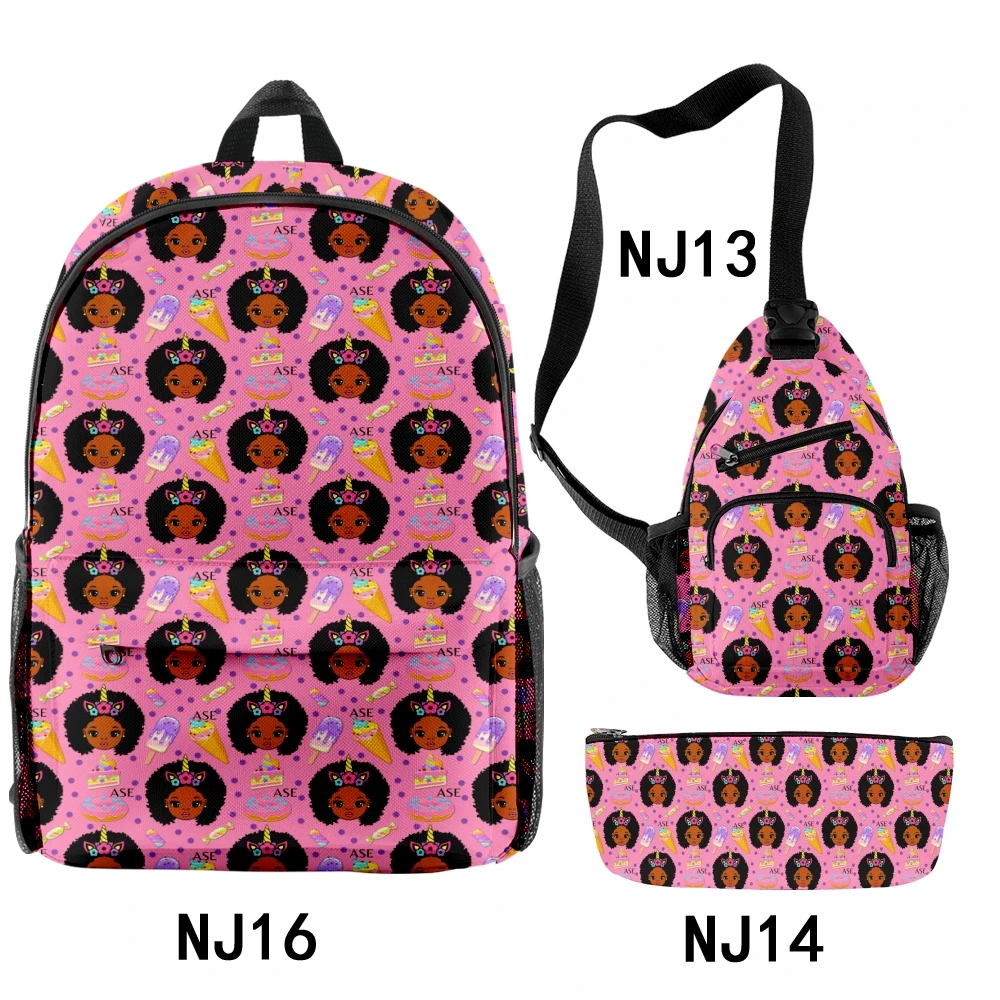 Harajuku Novelty Cool African Girls 3pcs/Set Backpack 3D Print Bookbag Travel Laptop Daypack Backpacks Chest Bags Pencil Case
Harajuku Novelty Cool African Girls 3pcs/Set Backpack 3D Print Bookbag Travel Laptop Daypack Backpacks Chest Bags Pencil Case