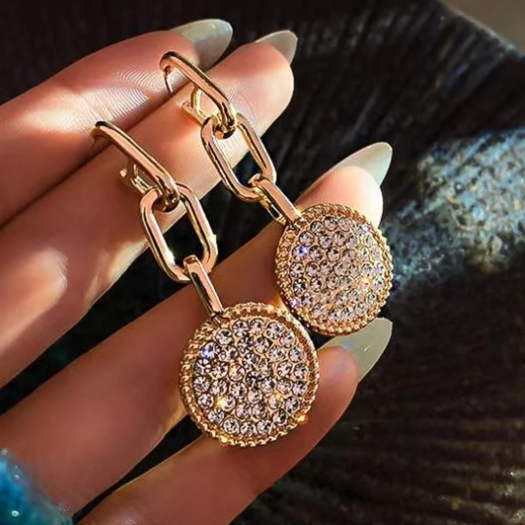 Korean Fashion Earrings Popular New Jewelry Fashion Best-selling Jewelry Personality Metal Pendant Girl Gift Earrings Wholesale 
Korean Fashion Earrings Popular New Jewelry Fashion Best-selling Jewelry Personality Metal Pendant Girl Gift Earrings Wholesale