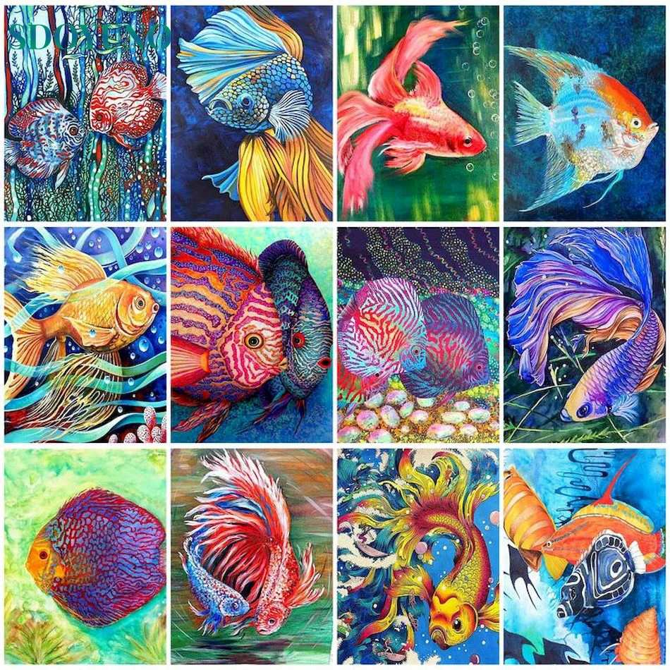 SDOYUNO 60x75cm DIY Painting By Number Colorful Animal Drawing Acrylic Paint Handmade Picture By Number For Adult Kit On Canvas
SDOYUNO 60x75cm DIY Painting By Number Colorful Animal Drawing Acrylic Paint Handmade Picture By Number For Adult Kit On Canvas