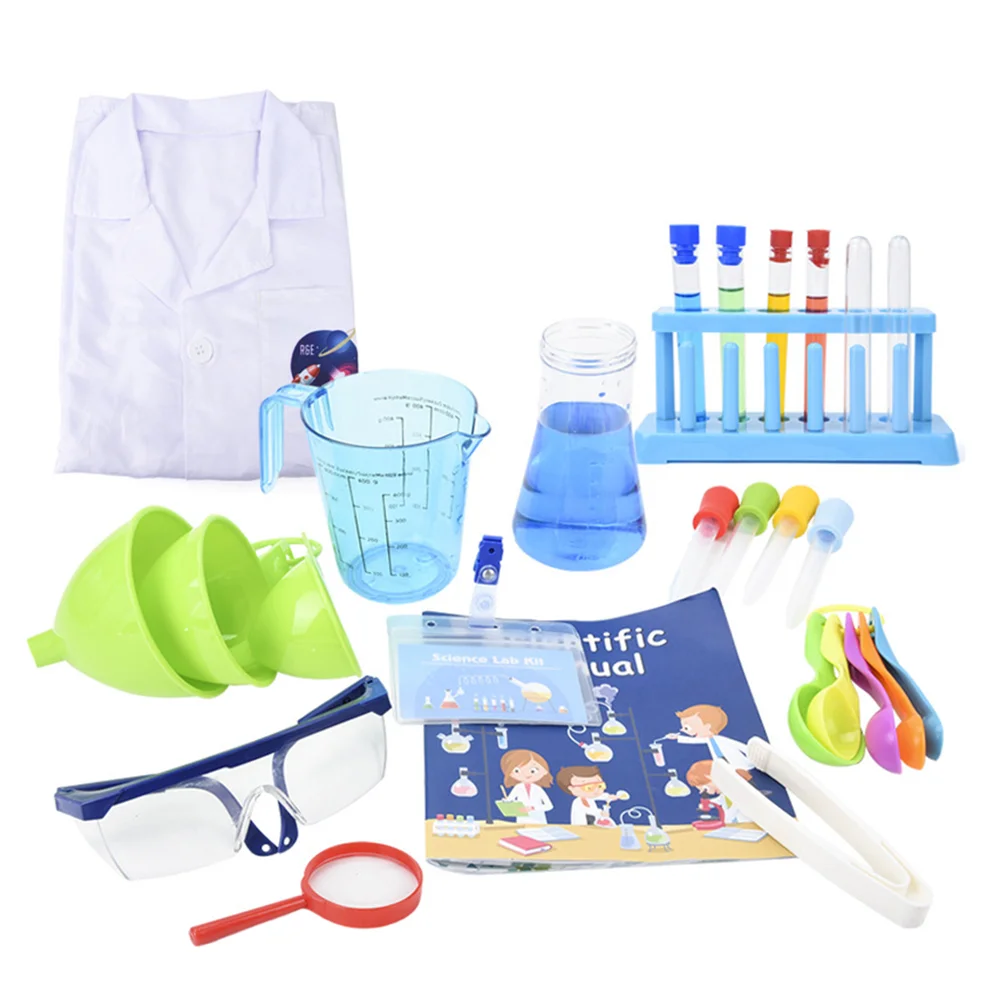 Science Experiment Kit Kids Suit Coat Chemistry Plastic Experiments Laboratory Child Toys
Science Experiment Kit Kids Suit Coat Chemistry Plastic Experiments Laboratory Child Toys