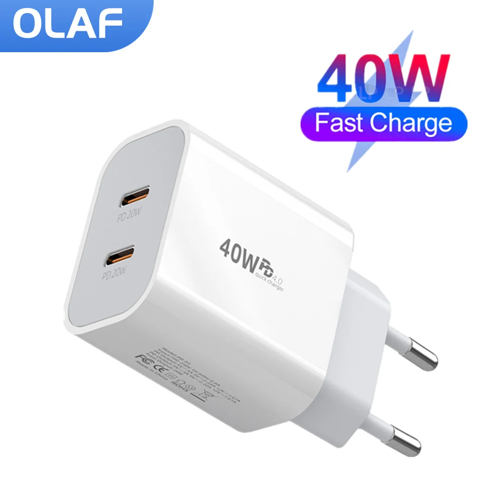 Olaf 40 Вт двойное зарядное устройство PD USB C зарядное устройство Быстрая Зарядка Тип C адаптер быстрой зарядки для iPhone 14 Pro Xiaomi Samgsung Huawei poco
Olaf 40 Вт двойное зарядное устройство PD USB C зарядное устройство Быстрая Зарядка Тип C адаптер быстрой зарядки для iPhone 14 Pro Xiaomi Samgsung Huawei poco