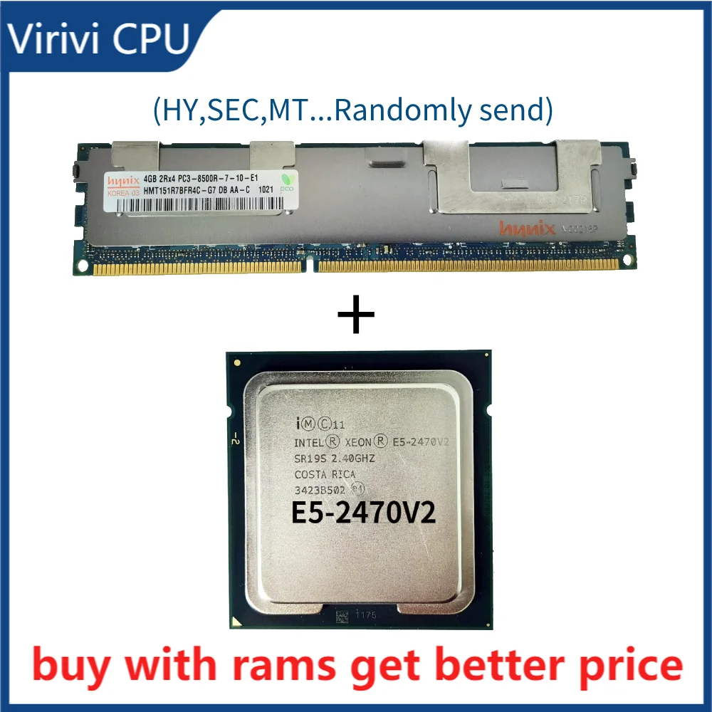 Серверная оперативная память DDR3 4G 2G с радиатором 1066 МГц с Xeon E5-2470v2 2,4 ГГц десятиядерный двадцать потоков ЦПУ процессор 25M 95W LGA 1356
Серверная оперативная память DDR3 4G 2G с радиатором 1066 МГц с Xeon E5-2470v2 2,4 ГГц десятиядерный двадцать потоков ЦПУ процессор 25M 95W LGA 1356