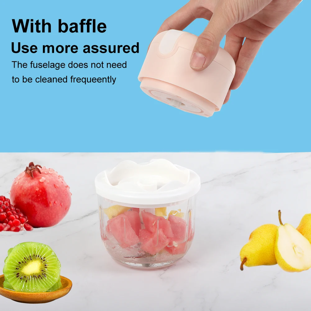 Electric Ice Crusher Mini Garlic Chopper Food Processor USB Rechargeable 300ml Glass Bowl with Lid for Ice Garlic Pepper Chilli
Electric Ice Crusher Mini Garlic Chopper Food Processor USB Rechargeable 300ml Glass Bowl with Lid for Ice Garlic Pepper Chilli