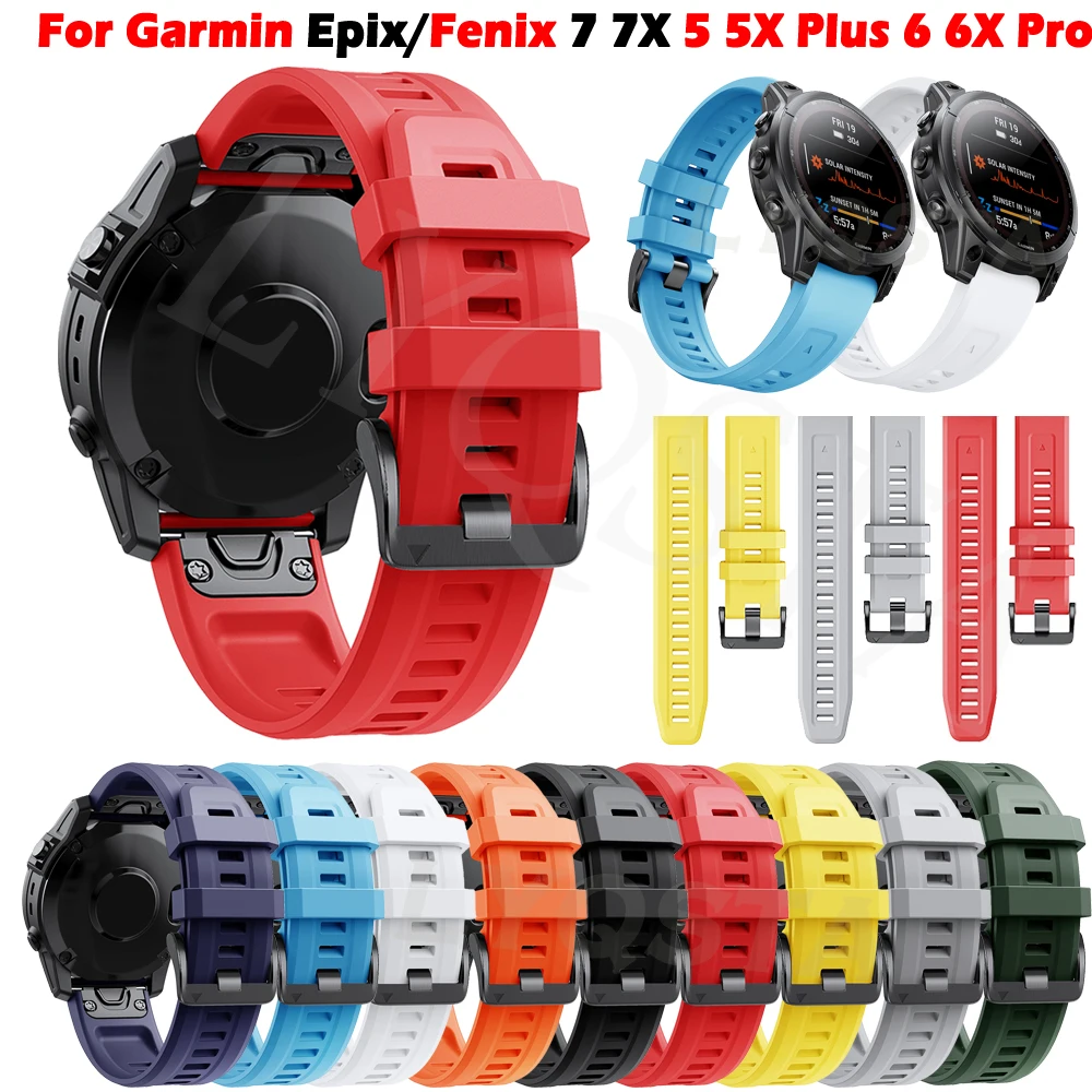 Ремешок силиконовый для наручных часов Garmin Fenix 7 7X 5 5X Plus 6 6X Pro 3 3HR 945, быстросъемный браслет для смарт-часов, 22/26 мм
Ремешок силиконовый для наручных часов Garmin Fenix 7 7X 5 5X Plus 6 6X Pro 3 3HR 945, быстросъемный браслет для смарт-часов, 22/26 мм