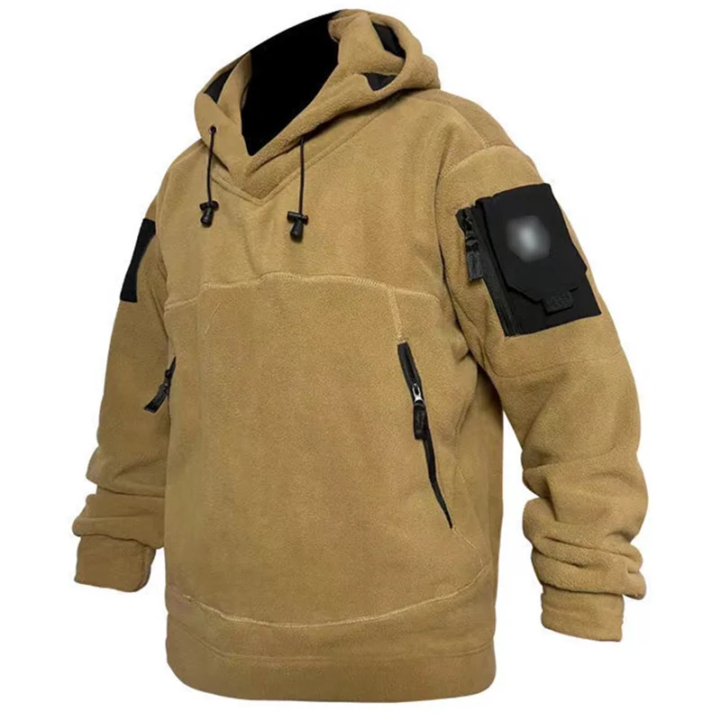 US Hot Sale Men Winter Tactical Polar Fleece Military Hooded Sweater Top Quality Thickened Warm Windproof Outdoor Hiking Jackets
US Hot Sale Men Winter Tactical Polar Fleece Military Hooded Sweater Top Quality Thickened Warm Windproof Outdoor Hiking Jackets