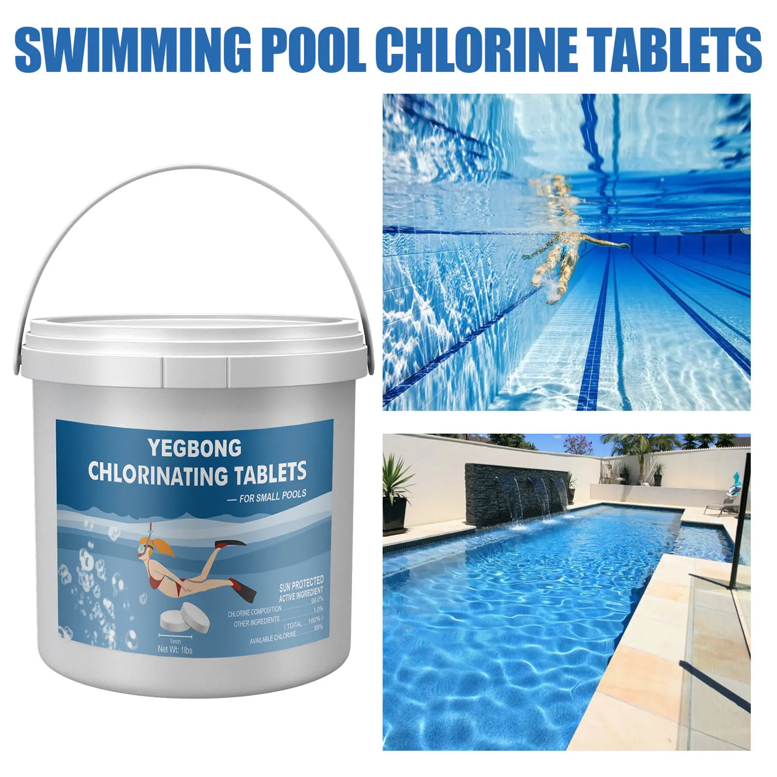 Хлорирующие таблетки, длительные хлорирующие таблетки, хлорирующие таблетки для бассейна, спа, горячей ванны, фонтана, бассейна 
Хлорирующие таблетки, длительные хлорирующие таблетки, хлорирующие таблетки для бассейна, спа, горячей ванны, фонтана, бассейна