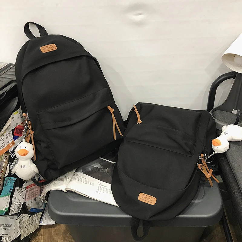 HOCODO Fashion Solid Color Women Backpack Student Cute Schoolbag For Teenage Girl Kawaii Female College Bookbag Travel Bagpack
HOCODO Fashion Solid Color Women Backpack Student Cute Schoolbag For Teenage Girl Kawaii Female College Bookbag Travel Bagpack