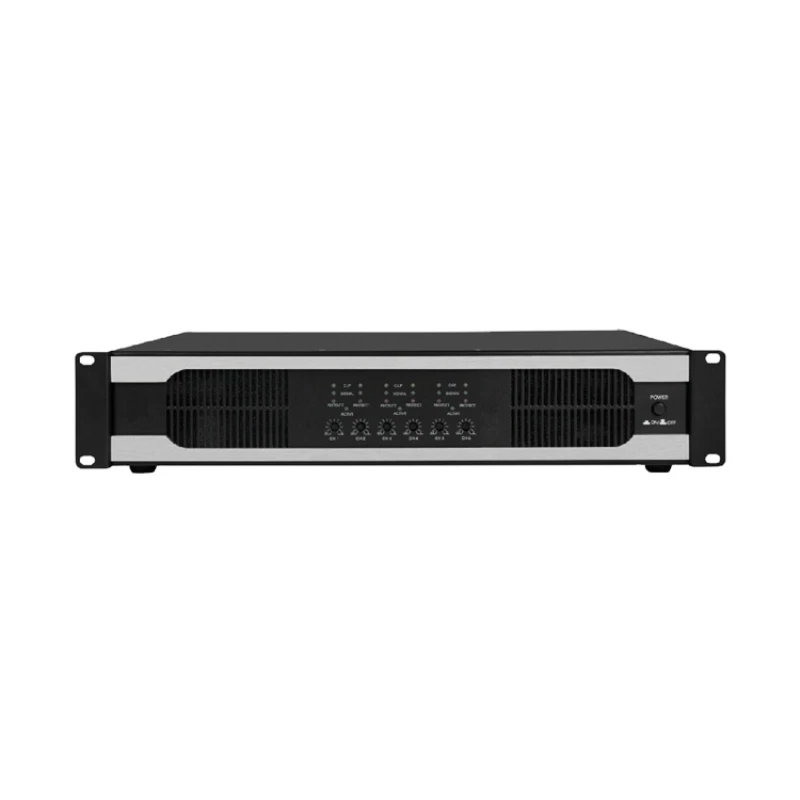 YLW-M6200 профессиональный звуковой цифровой усилитель мощности DOLSI design 2U 6-канальный 300 Вт Класс D Высокая стабильность для
YLW-M6200 профессиональный звуковой цифровой усилитель мощности DOLSI design 2U 6-канальный 300 Вт Класс D Высокая стабильность для
