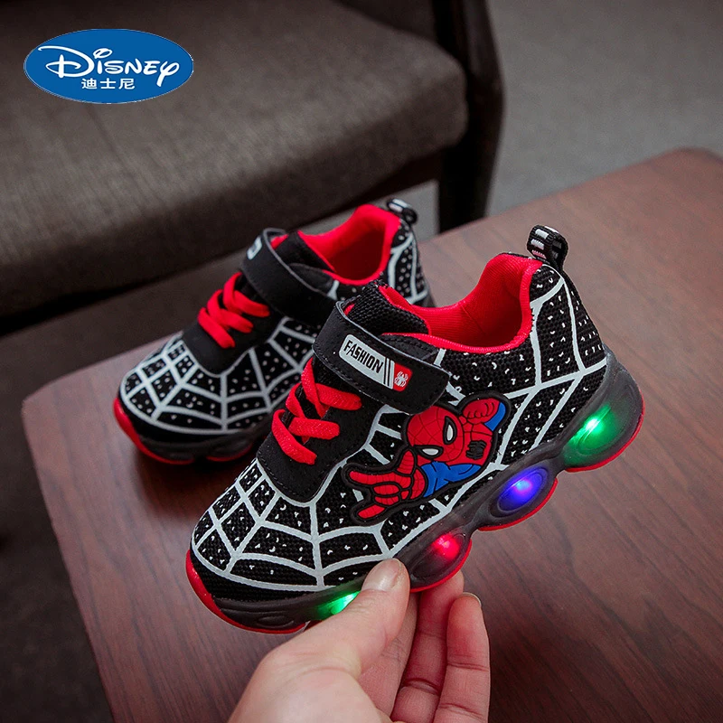 Spiderman Children's Shoes Disney LED Boy Lighting Shoes Girls Running Shoes Mesh Breathable Non-Slip Birthday Gift
Spiderman Children's Shoes Disney LED Boy Lighting Shoes Girls Running Shoes Mesh Breathable Non-Slip Birthday Gift