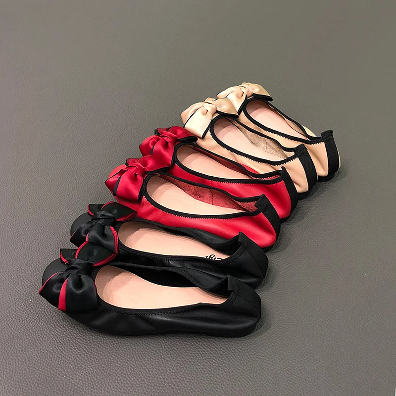 Women Flats Hot Women Shoes Plus Size 35-41 Loafers Women Bow tie Flat Shoes Woman Genuine Leather Shoes Female Casual Moccasins
Women Flats Hot Women Shoes Plus Size 35-41 Loafers Women Bow tie Flat Shoes Woman Genuine Leather Shoes Female Casual Moccasins