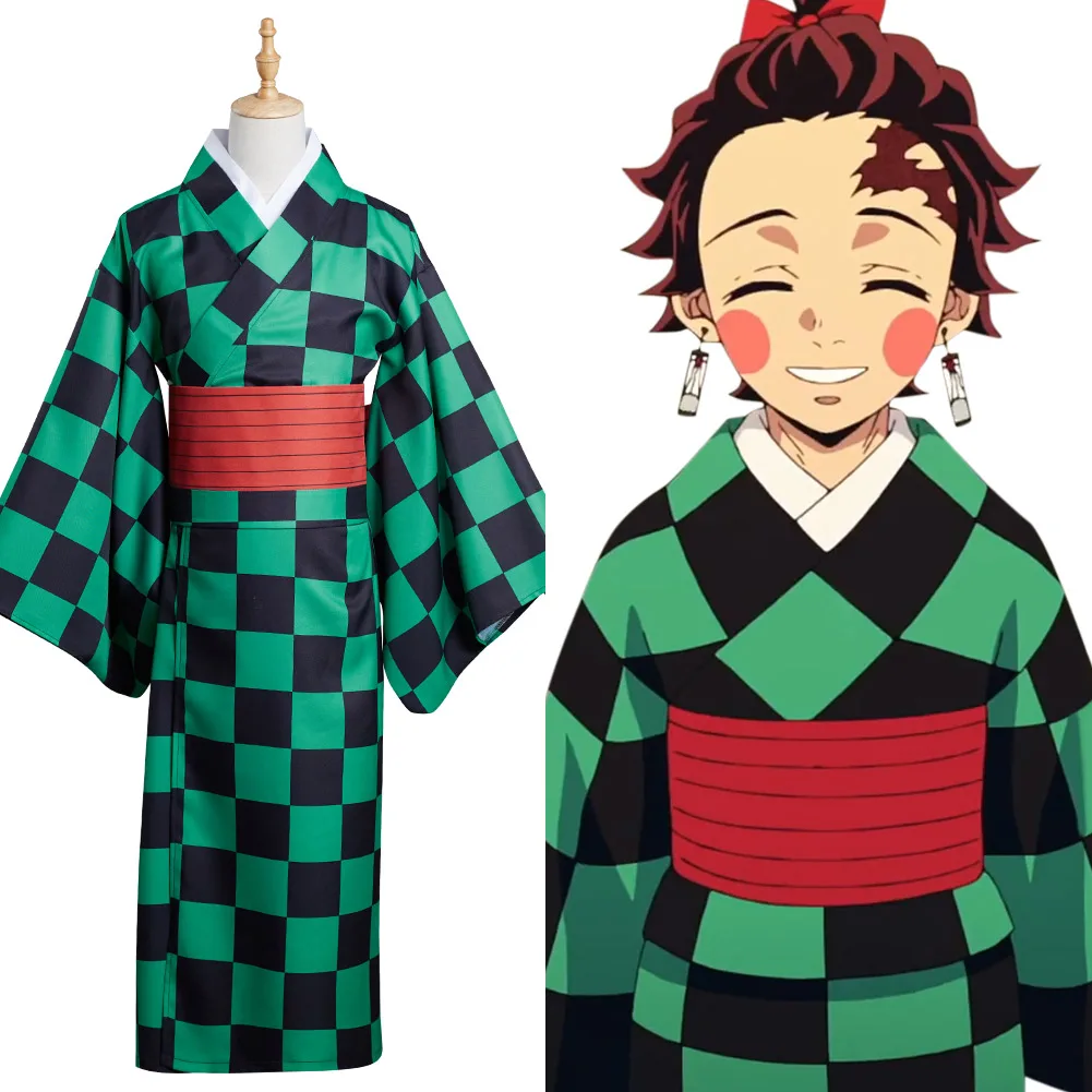 Anime Demon Slayer Kamado Tanjirou Cosplay Costume Kimono Outfits Halloween Carnival Suit
Anime Demon Slayer Kamado Tanjirou Cosplay Costume Kimono Outfits Halloween Carnival Suit