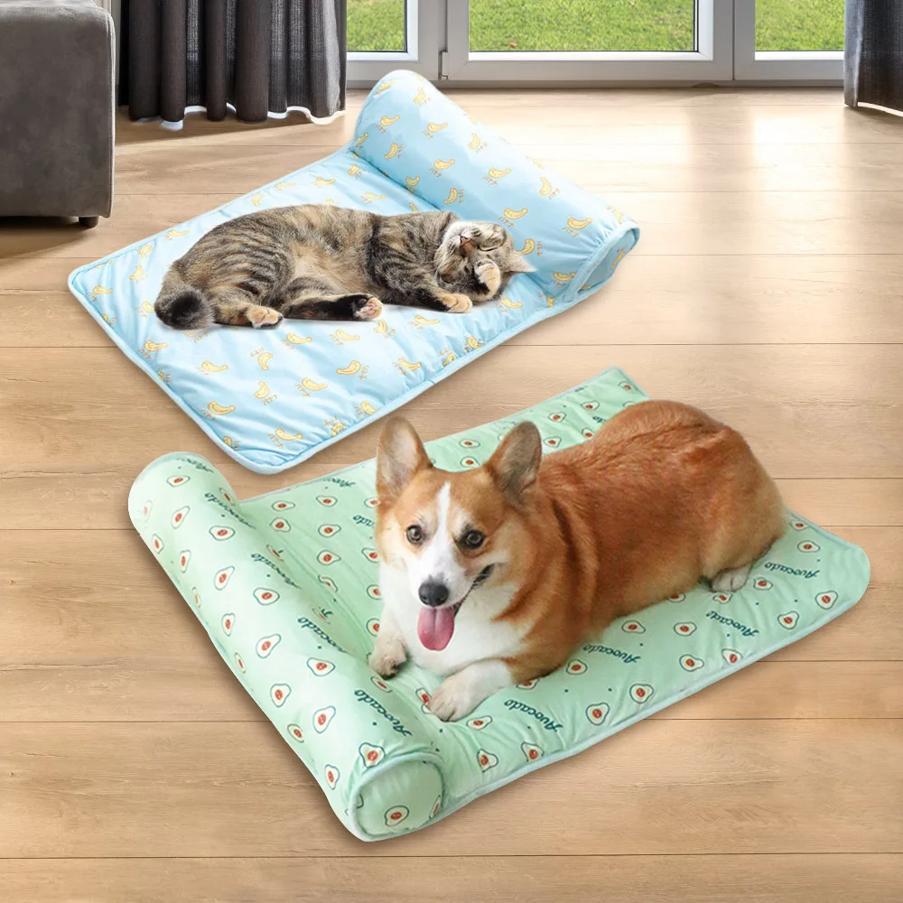 Pet Mat Dog Breathable Pad Summer Cat Ice Sofa Cooling Mat Dogs Silk Cushion Kennel Pets Sleep Mats With Pillow Pet Supplies
Pet Mat Dog Breathable Pad Summer Cat Ice Sofa Cooling Mat Dogs Silk Cushion Kennel Pets Sleep Mats With Pillow Pet Supplies