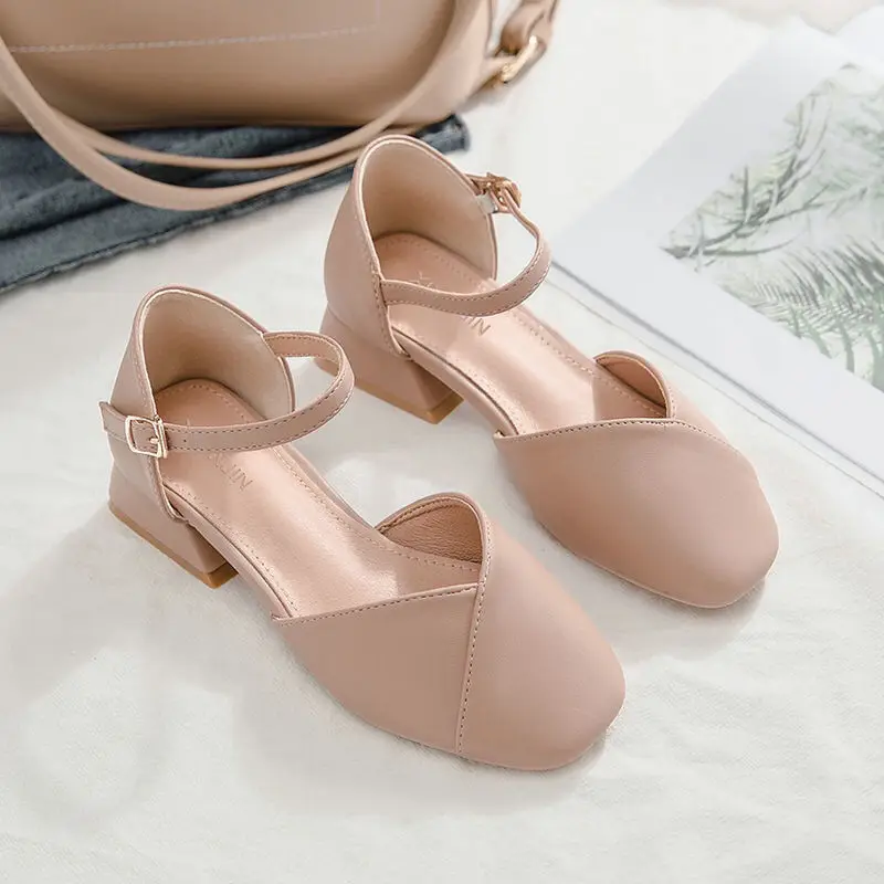 Fashion Comfortable Medium Block Heels Shoes Summer 2022 Womens Close Head Ankle Buckle Office Beach Mother's Sandals
Fashion Comfortable Medium Block Heels Shoes Summer 2022 Womens Close Head Ankle Buckle Office Beach Mother's Sandals