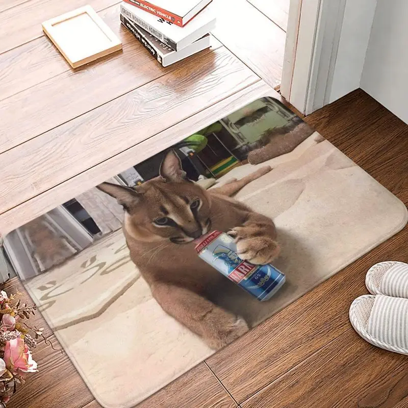 Funny Floppa Drinking Doormat Mat Anti-Slip Caracal Cat Bath Kitchen Garage Rug Carpet 40*60cm Toilet Living Room Footpad
Funny Floppa Drinking Doormat Mat Anti-Slip Caracal Cat Bath Kitchen Garage Rug Carpet 40*60cm Toilet Living Room Footpad