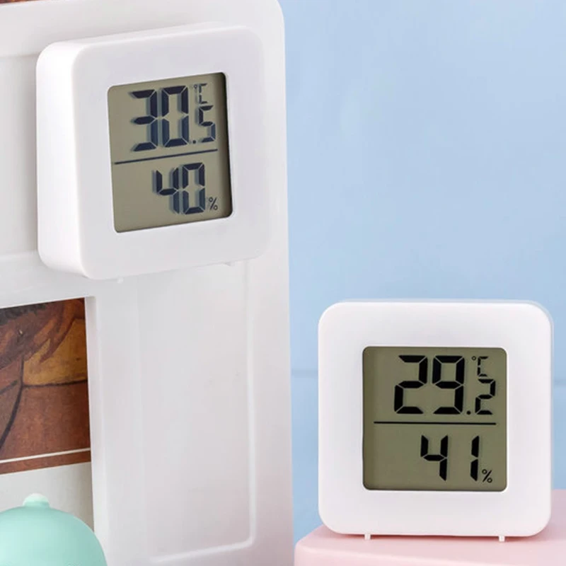 Indoor Mini Digital Thermometer Hygrometer Electronic Thermometer Wet Dry Baby Room Wall Mounted Room Temperature Meter
Indoor Mini Digital Thermometer Hygrometer Electronic Thermometer Wet Dry Baby Room Wall Mounted Room Temperature Meter