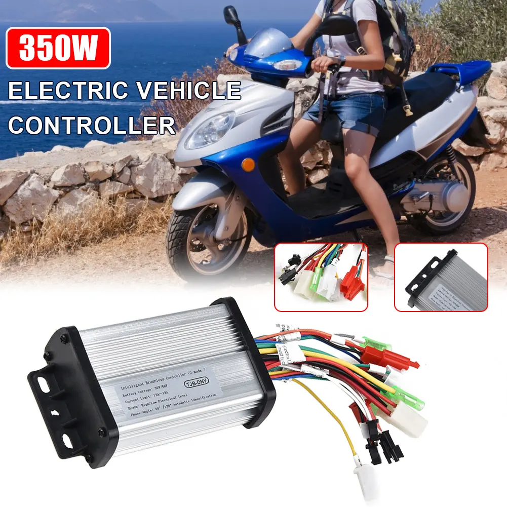 48V 350W E-bike Brushless Controller 6 Tubes for Scooter Electric Bicycle Motor Intelligent Dual-mode DC Controller
48V 350W E-bike Brushless Controller 6 Tubes for Scooter Electric Bicycle Motor Intelligent Dual-mode DC Controller