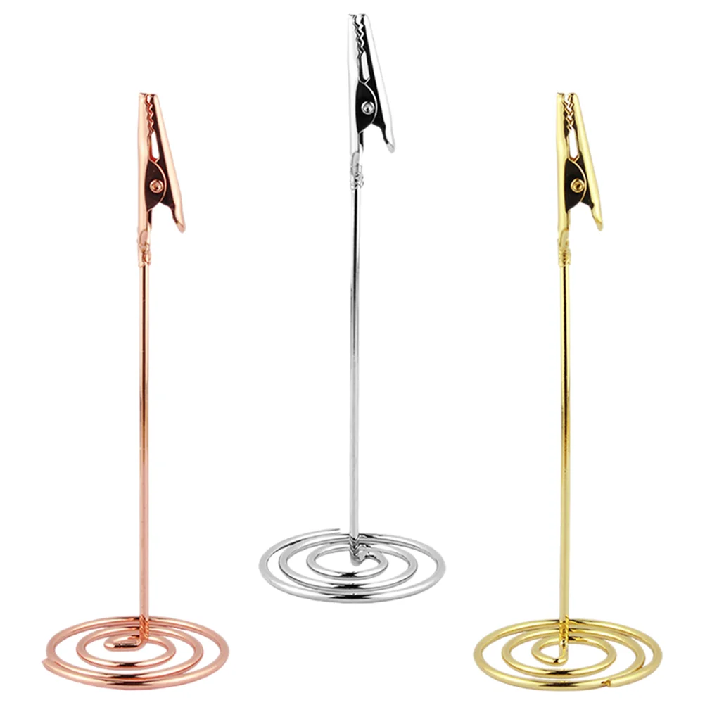 3 Pcs Alligator Note Holder Card Display Rack Clamp Frame Iron Wire Tabletop Easel
3 Pcs Alligator Note Holder Card Display Rack Clamp Frame Iron Wire Tabletop Easel