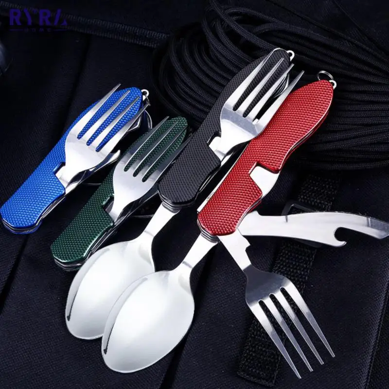 Portable Outdoor Camping Travel Picnic Foldable High Quality Stainless Steel Cutlery Set Spoon Fork Knife Tableware Dropshipping
Portable Outdoor Camping Travel Picnic Foldable High Quality Stainless Steel Cutlery Set Spoon Fork Knife Tableware Dropshipping