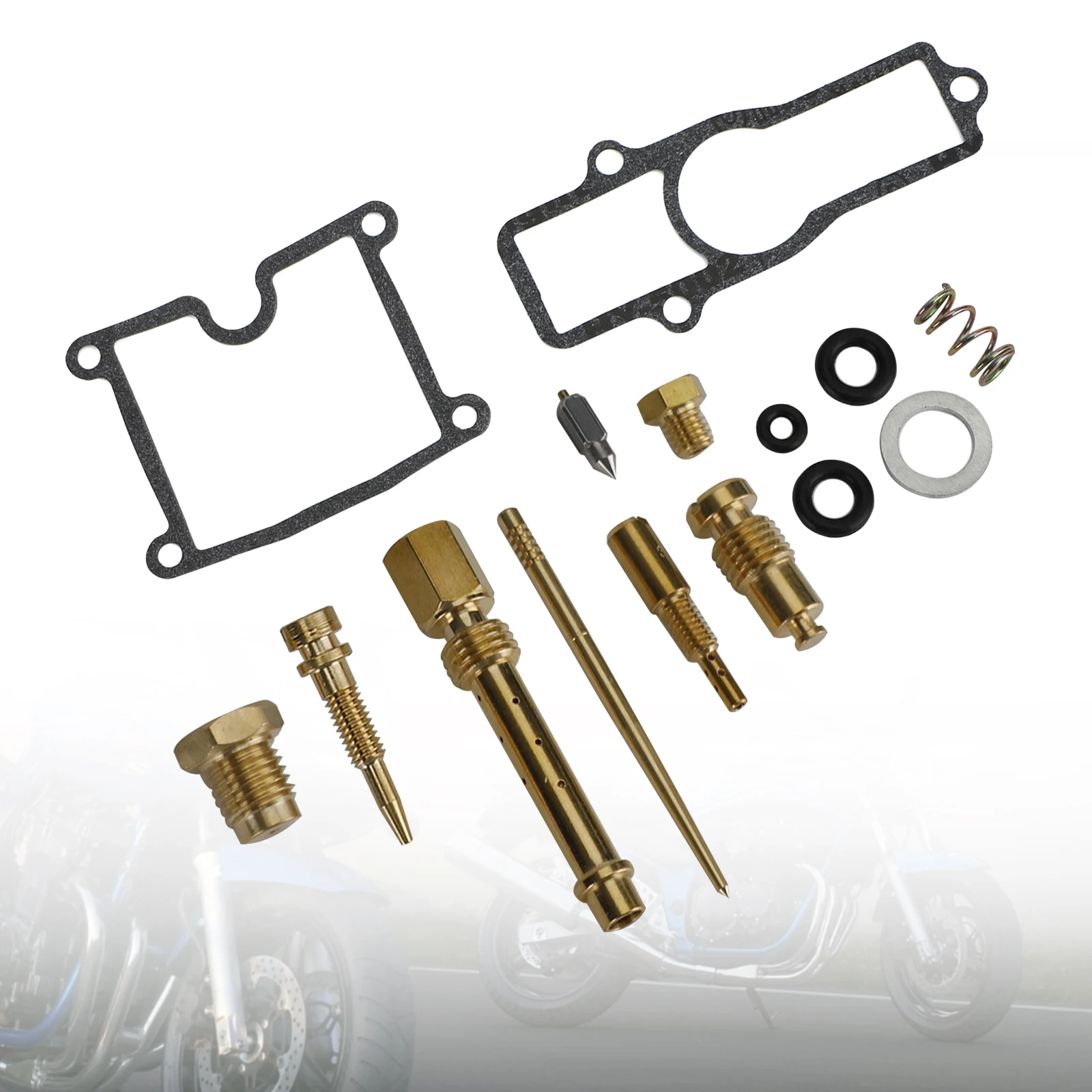Areyourshop Carburetor Rebuild Kit fit for Kawasaki Z400FX Z400J KZ400FX KZ550 1980-1983 Motorcycle Accessories
Areyourshop Carburetor Rebuild Kit fit for Kawasaki Z400FX Z400J KZ400FX KZ550 1980-1983 Motorcycle Accessories