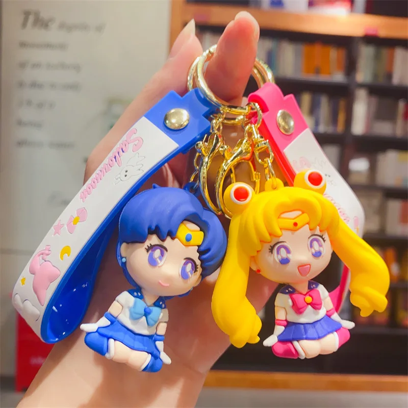 Anime Sailor Moon Keychain Tsukino Usagi Hino Rei Action Figure Pendant Luna Artemis Sailor Mars Key Chain Collection Model Toys
Anime Sailor Moon Keychain Tsukino Usagi Hino Rei Action Figure Pendant Luna Artemis Sailor Mars Key Chain Collection Model Toys