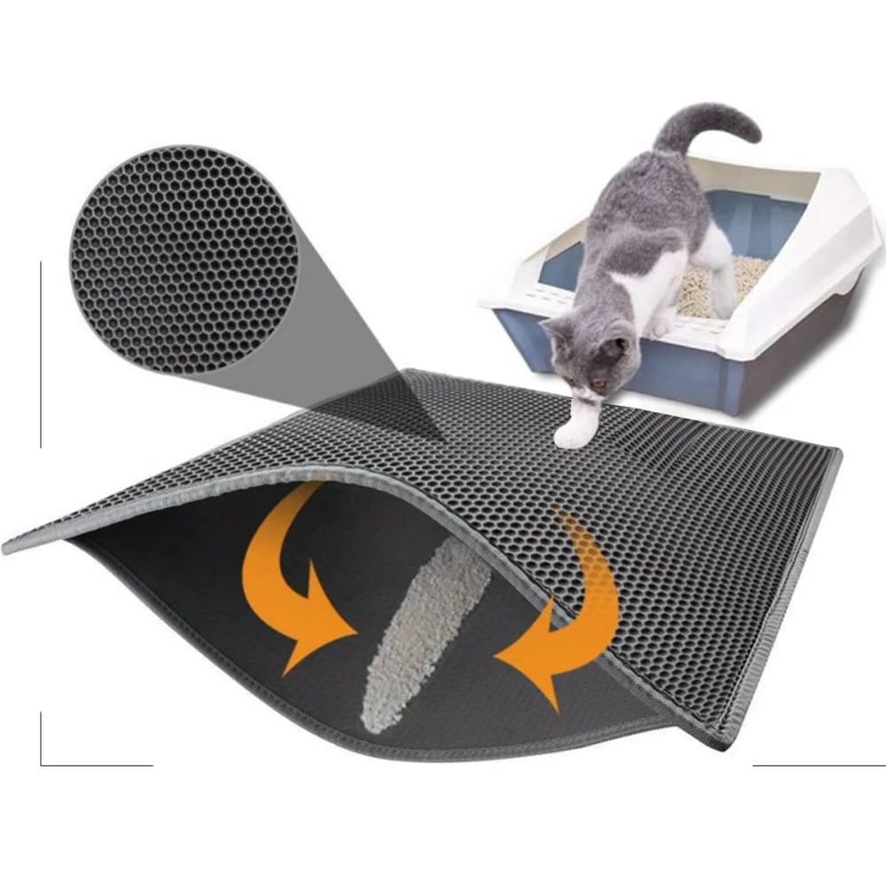 Double Layer Cat Mat Bed Pads Pet Product Bed Trapping Pet Litter Box Mat House Clean Mat for Cats Waterproof Pet Cat Litter Mat
Double Layer Cat Mat Bed Pads Pet Product Bed Trapping Pet Litter Box Mat House Clean Mat for Cats Waterproof Pet Cat Litter Mat