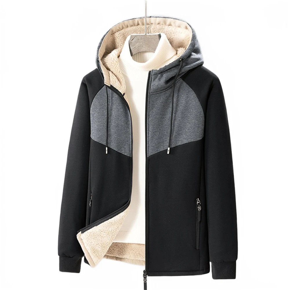 KOODAO Winter Fleece Tactical Jackets for Men Outdoor Hooded Coat Cotton for Winter ,Grey/Black
KOODAO Winter Fleece Tactical Jackets for Men Outdoor Hooded Coat Cotton for Winter ,Grey/Black