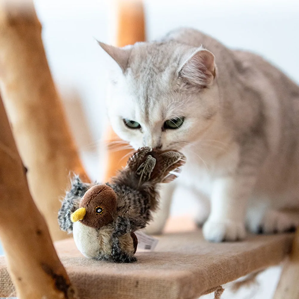 Plush Simulation Bird Mouse Cat Toy Plush Mouse Cat Scratch Bite Interactive Toy Chase Training Game Products
Plush Simulation Bird Mouse Cat Toy Plush Mouse Cat Scratch Bite Interactive Toy Chase Training Game Products