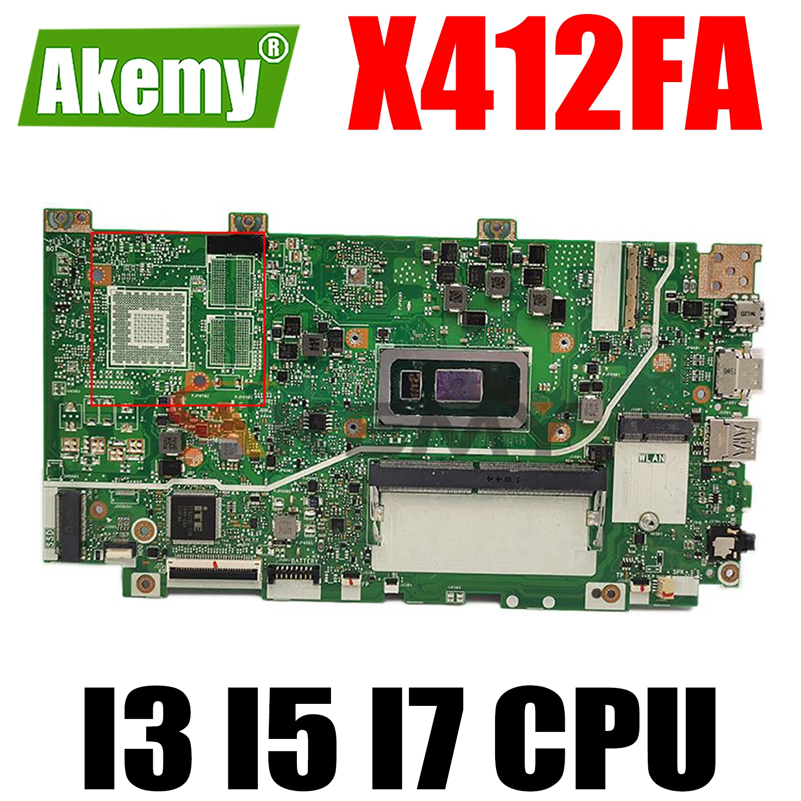 X412FA Motherboard I3 I5 I7 CPU UMA for ASUS X412FA X412FJ X412FL X412F A412F F412F Laptop Motherboard Mainboard
X412FA Motherboard I3 I5 I7 CPU UMA for ASUS X412FA X412FJ X412FL X412F A412F F412F Laptop Motherboard Mainboard