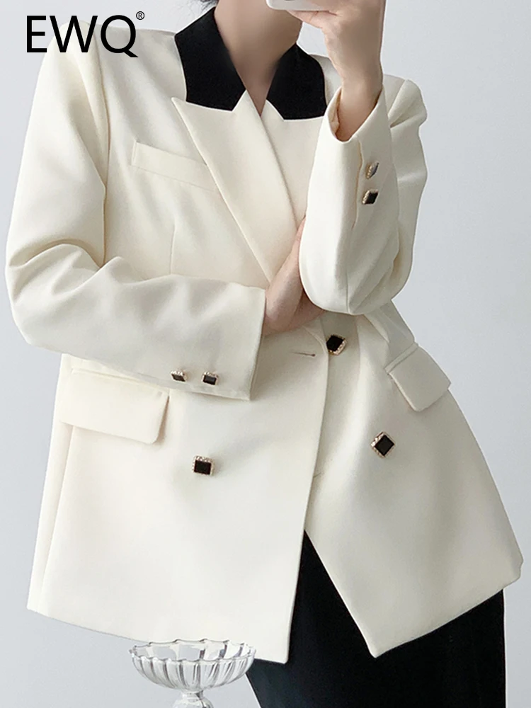 EWQ High End Office Lady Blazers For Women Double Breasted Long Sleeve Elegant Female Jackets 2023 Autumn New Tops 26D5375
EWQ High End Office Lady Blazers For Women Double Breasted Long Sleeve Elegant Female Jackets 2023 Autumn New Tops 26D5375