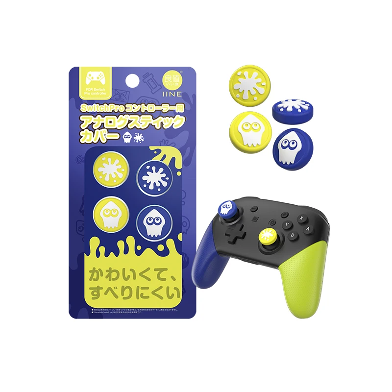 Эксклюзивный чехол для Nintendo Switch Splatoon в виде осьминога с накладками для больших пальцев чехол с изображением радости фиолетово-желтый
Эксклюзивный чехол для Nintendo Switch Splatoon в виде осьминога с накладками для больших пальцев чехол с изображением радости фиолетово-желтый