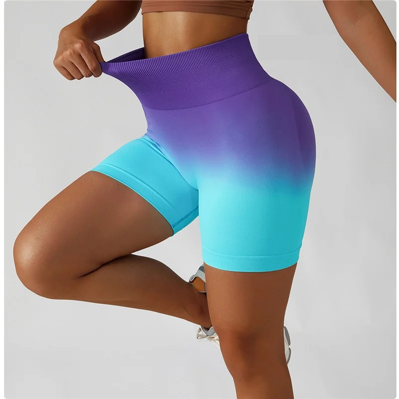 Seamless Gradient Athletic Women Sports Shorts High Waist Tights Yoga Leggings Cycling Shorts Athletic Gym Training Breathable
Seamless Gradient Athletic Women Sports Shorts High Waist Tights Yoga Leggings Cycling Shorts Athletic Gym Training Breathable