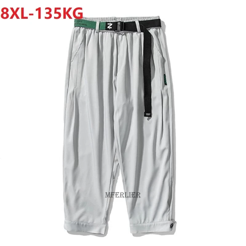 summer men casual pants plus size 7XL 8XL japan korea style Elastic stretch waist pants thin high street loose pants hipster 54
summer men casual pants plus size 7XL 8XL japan korea style Elastic stretch waist pants thin high street loose pants hipster 54