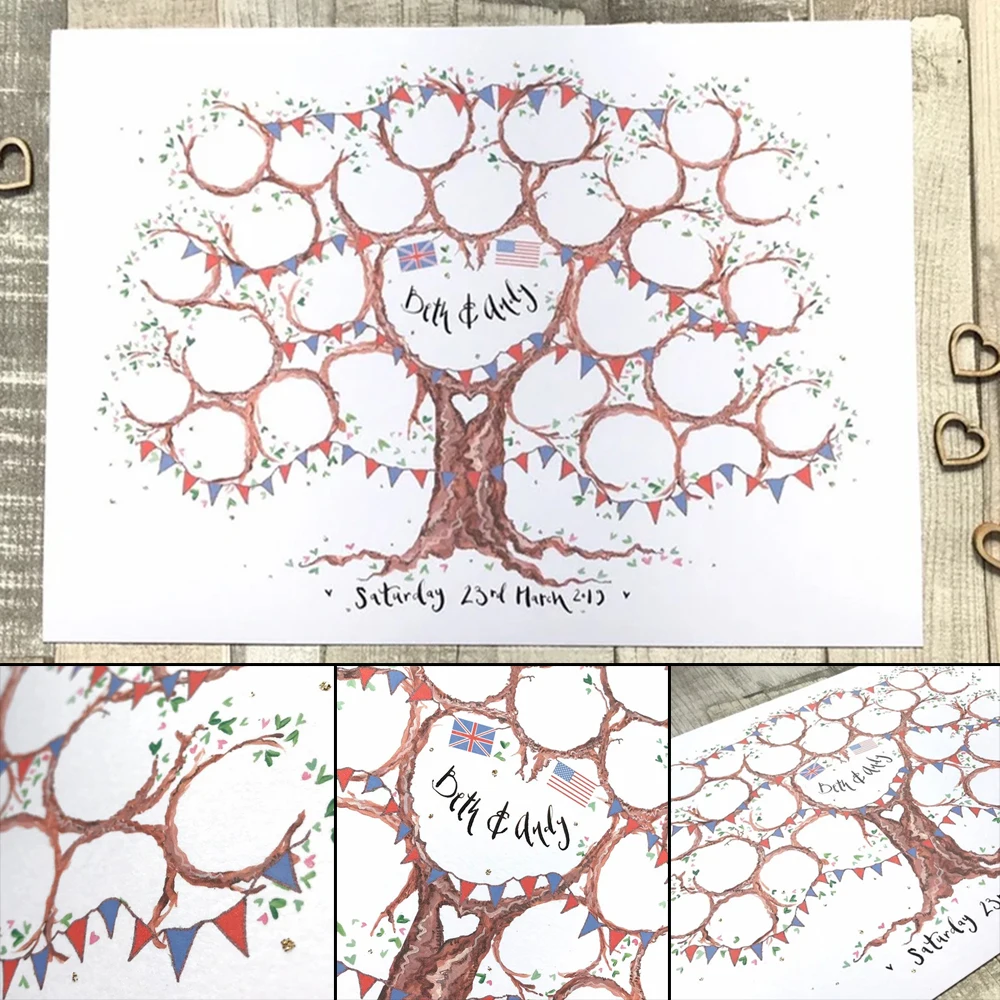 Wedding Guests Books Personalized Family Tree Memory Album Anniversary Gift DIY Party Decorations Supplies JAN88
Wedding Guests Books Personalized Family Tree Memory Album Anniversary Gift DIY Party Decorations Supplies JAN88