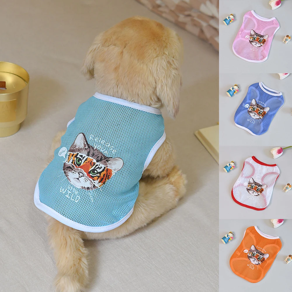 Dog Clothes For Small Dog Cat Thin Mesh Vest Cat Shirt Teddy Pet Puppy Tank Top Breathable Cool Cute Clothing Dog Costume
Dog Clothes For Small Dog Cat Thin Mesh Vest Cat Shirt Teddy Pet Puppy Tank Top Breathable Cool Cute Clothing Dog Costume