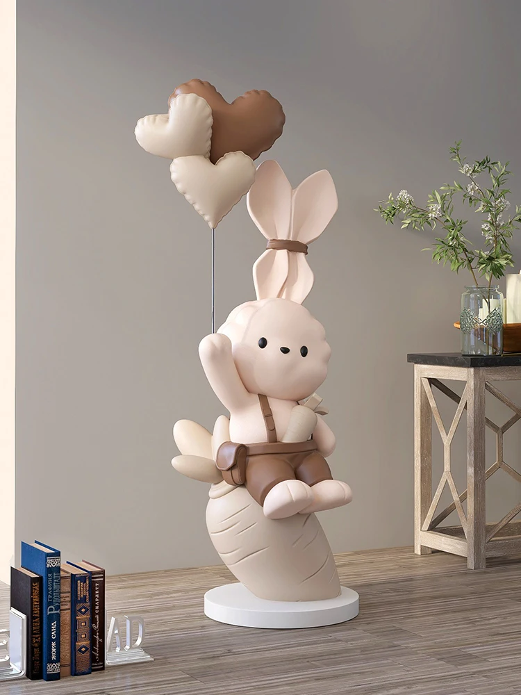 Home Decor Resin Statue Rabbit Ornaments Light Luxury Household Accessories Living Room Large Floor Decorations Animal Sculpture
Home Decor Resin Statue Rabbit Ornaments Light Luxury Household Accessories Living Room Large Floor Decorations Animal Sculpture