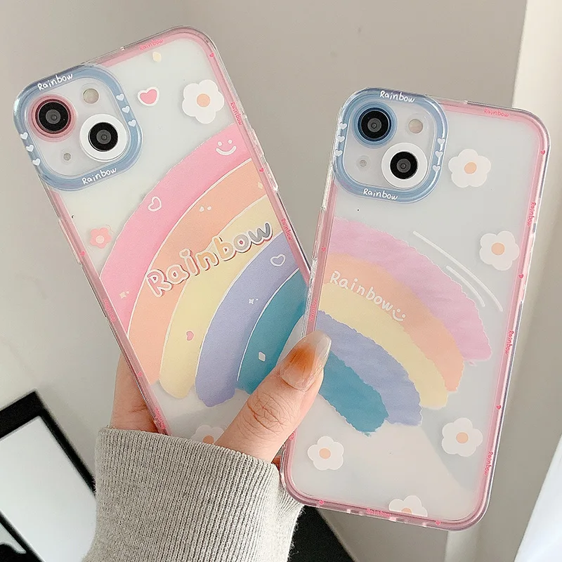 Fashion Rainbow Flowers Soft Clear Phone Case For iPhone 13 11 12 Pro XS Max XR X 7 8Plus SE2022 2020 Shockproof Silicone Cover
Fashion Rainbow Flowers Soft Clear Phone Case For iPhone 13 11 12 Pro XS Max XR X 7 8Plus SE2022 2020 Shockproof Silicone Cover
