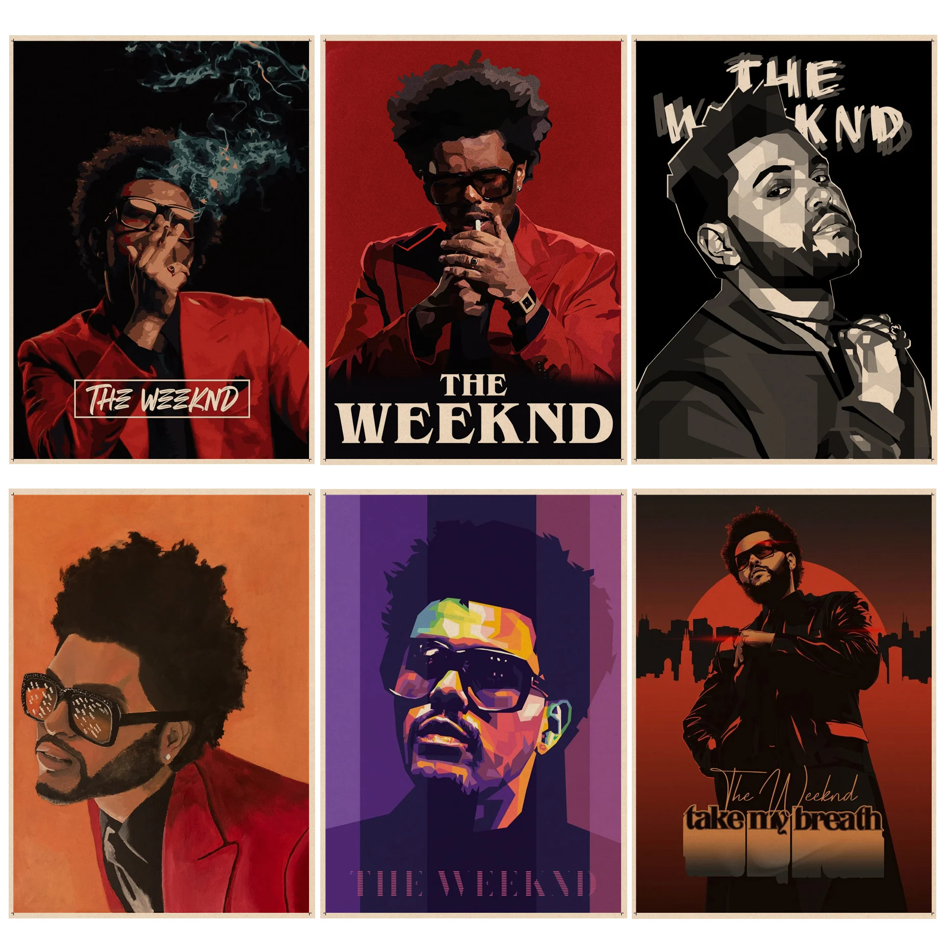Rap Rapper Hip Hop The Weeknd Wiken DIY Poster Vintage Room Home Bar Cafe Decor Stickers Wall Painting
Rap Rapper Hip Hop The Weeknd Wiken DIY Poster Vintage Room Home Bar Cafe Decor Stickers Wall Painting